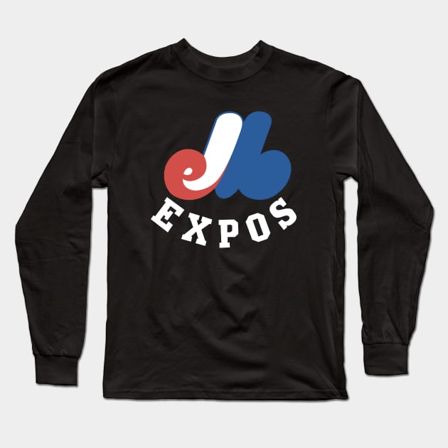 Vintage Montreal Expos 1969 Long Sleeve T-Shirt by GisarRaveda